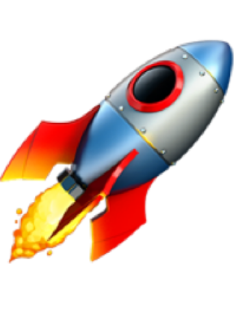 Rocket emoji